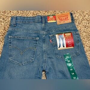Levi’s 511 Slim Flex Stretch Blue Denim Jeans Size 14 NWT